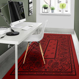 Res with Black Bandana Area Rugs - Fitted