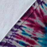 Ultra Plush Groovy Tie Dye Fleece Blanket