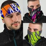 Racing Hexagon Style Colorful Vibes Bandana 3-Pack