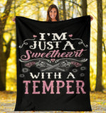 Sweetheart With a Temper Blanket