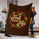 Fall About Me Fleece Blanket