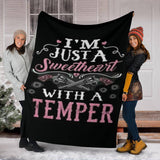 Sweetheart With a Temper Blanket