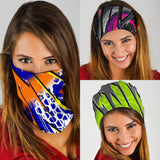 Racing Hexagon Style Colorful Vibes Bandana 3-Pack