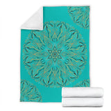 Mandala P1 (Tiffany Girl) - Throw Blankets