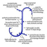 Self massager with therapeutic hooks