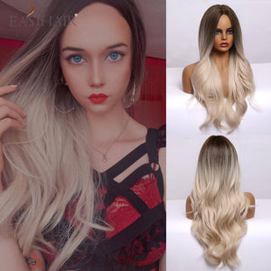 Natural Heat Resistant Synthetic Wig for Women