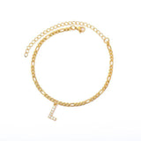 Stainless Steel Gold Anklets