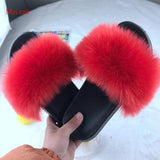 Luxury Fluffy Fur Slippers for Ladies