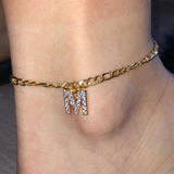 Stainless Steel Gold Anklets